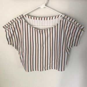 Zipper crop top - small/medium